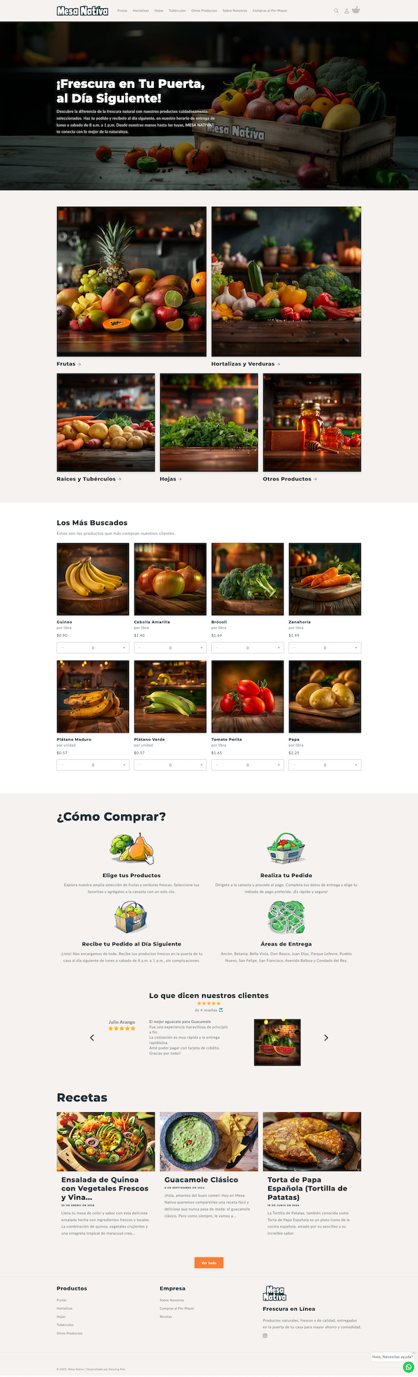 Mesa Nativa Home Page